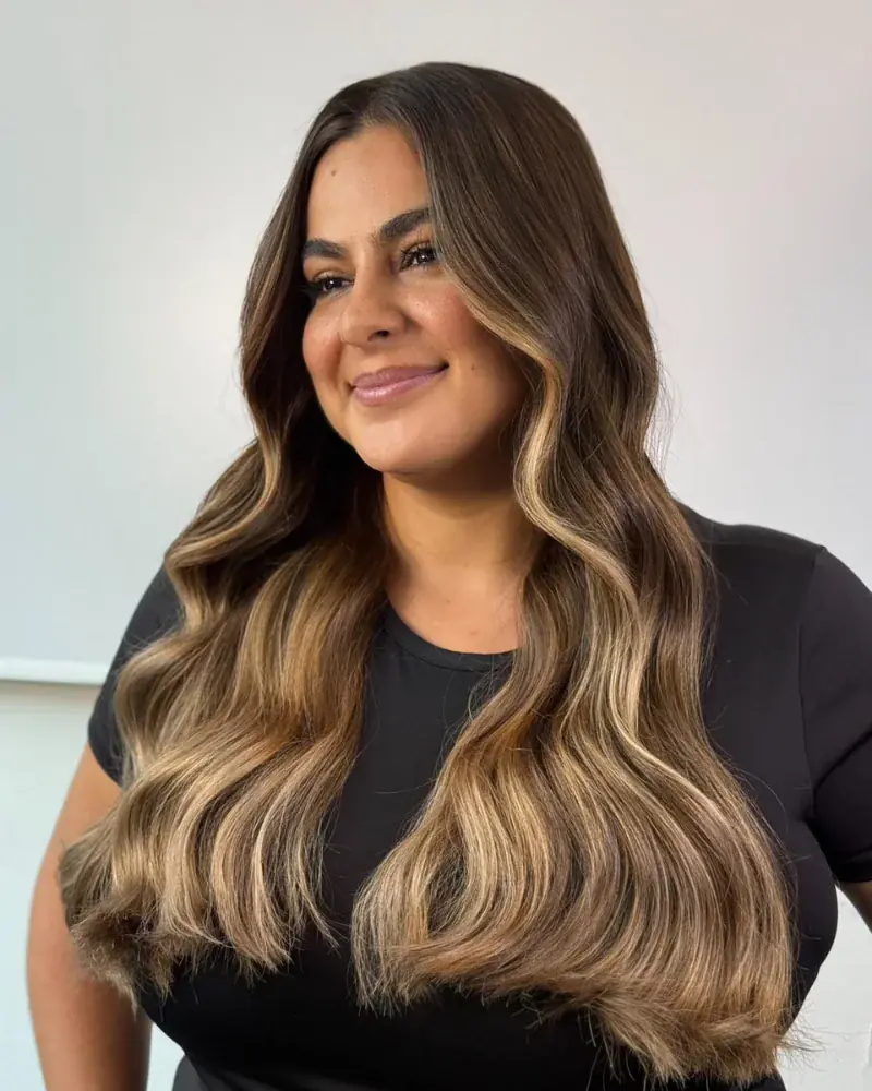 Contour y Balayage blonde